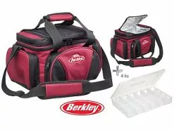 Kunstaastas System Bag L Incl. 4 Tackle Boxen -Aanbiedingen Molens & Reels Winkel 12811 24697 berkley taska system bag 2015 red black l