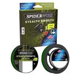 Gevlochten Lijn Spiderwire Stealth Smooth 150m + Vanish Fluorocarbon