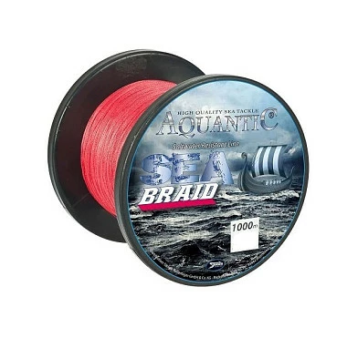 Aquantic Sea Braid Red 1000M 0.18mm 9.2kg 1 Aquantic Sea Braid Red 1000M 0.18mm 9.2kg