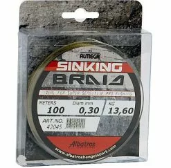 Gevlochten Lijn Albatros Almega Sinking Braid 100m